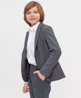 Пиджак серый двубортный Button Blue, школьная форма для мальчиков  фото, kupilegko.ru